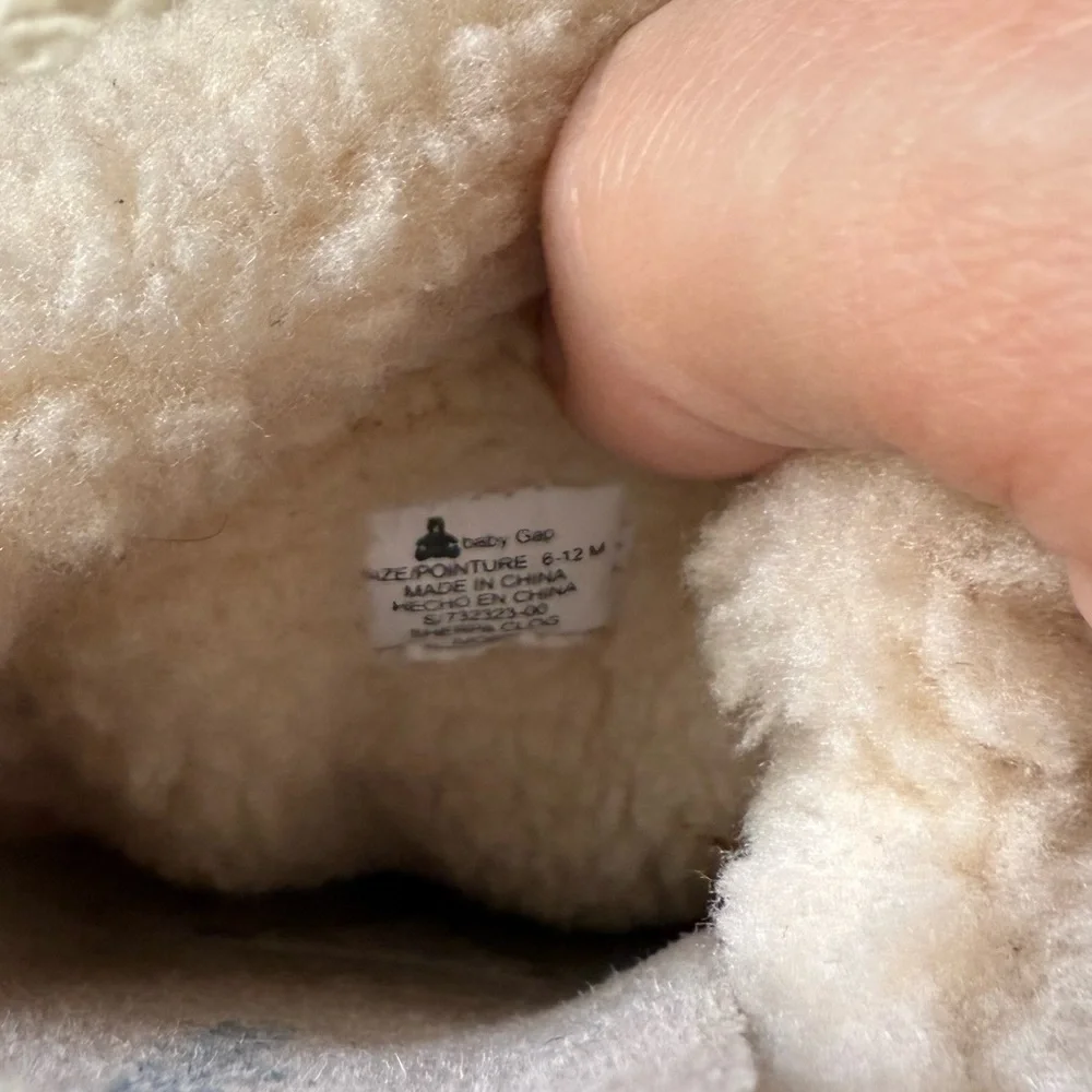 Baby Gap Sherpa Slip on Shoes